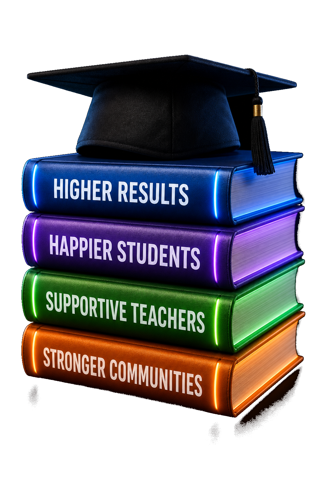 Higher results, happier students, supportive teachers, stronger communities